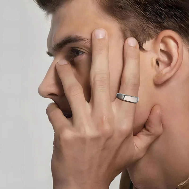 Anel Guerreiro Urbano Duo Steel