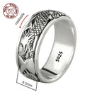 Anel Guerreiro Urbano Silver Wall Spinner